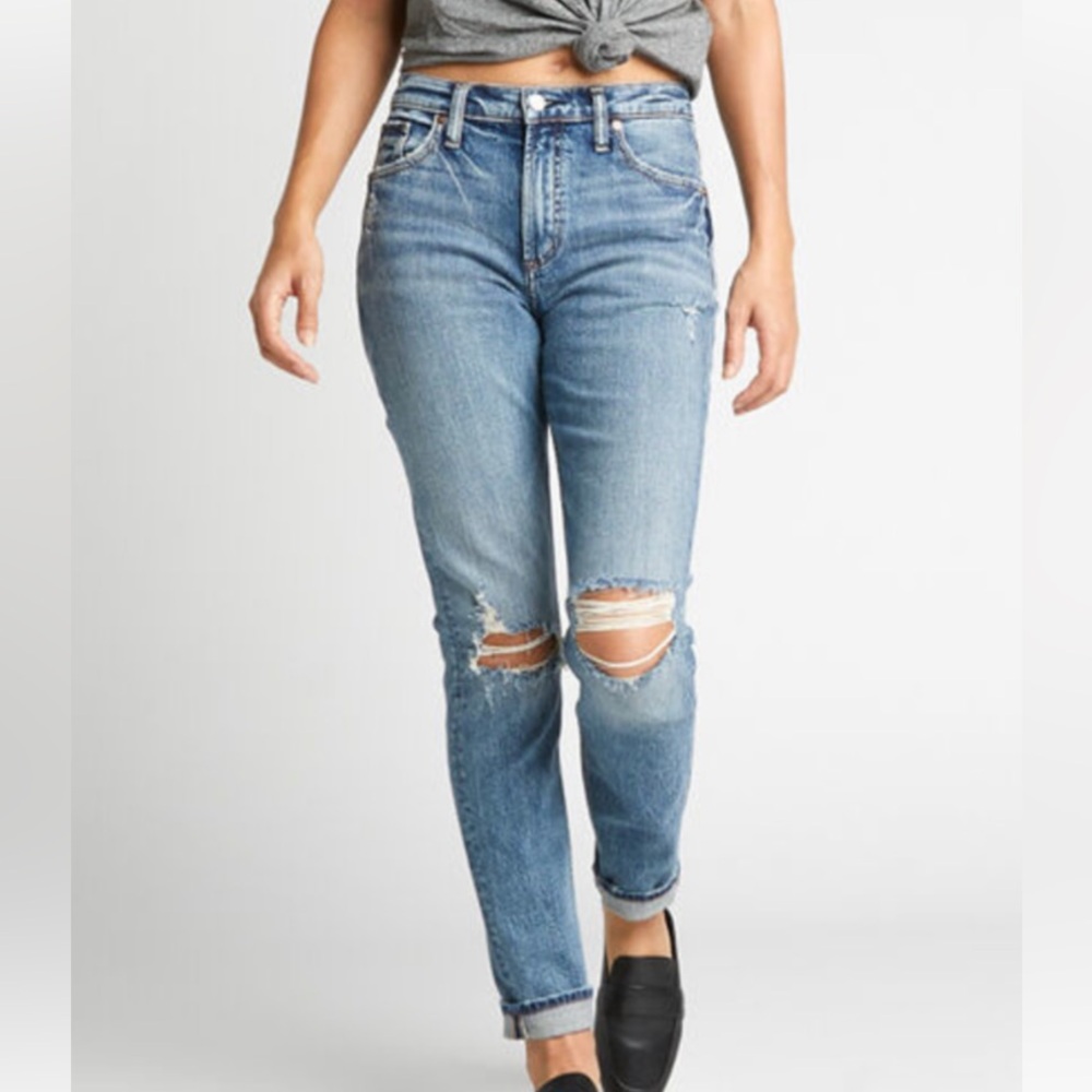 Silver Jeans Frisco Tapered High Rise Jeans